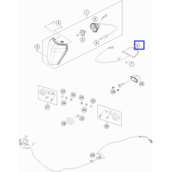 78114040000   Φανάρι Πίσω KTM EXC/EXC-F '14-'19