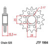 JTF1904.16   JT Front Sprocket 16t. KTM ADV-950/990/1190