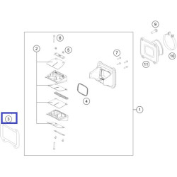 54830062200  Gasket  Reed Valve Case KTM EXC-250-300 '04-'16
