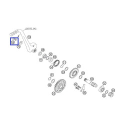 0019080206S   Bolt For Kickstarter KTM EXC-SX