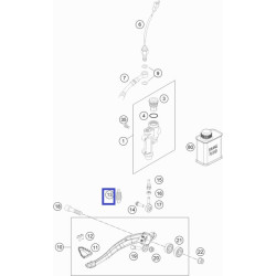 79003062000  Ελατήριο Ποδόφρενου KTM EXC-SX '16-'19