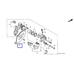 43330MN9000   Προστατευτικό Κάλυμα Πίσω Δίσκου Honda XRV-750 Africa Twin