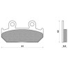 FDB 462 Ferodo Front Brake Pad For Honda XRV750 90-93