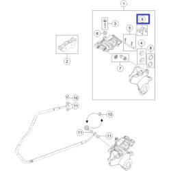 60013018100   Retaining Plate Set Rear KTM ADV-950/990/1190