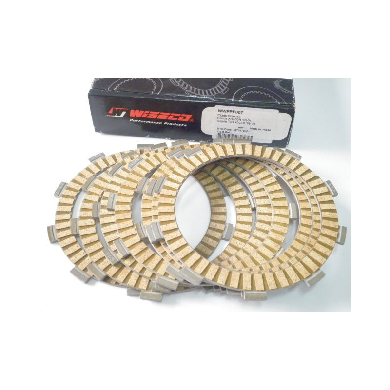 WPPF007  Wiseko Clutch Friction Disks Set Honda XR-400