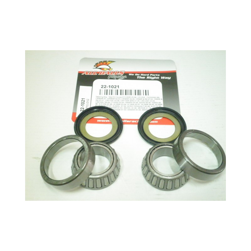 22-1021  All Balls Ρουλεμάν Λαιμού Τιμονιού Σετ Honda XRV-XLV-XR