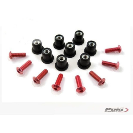 604-00-61510R  PUIG Nut, Cowl Setting Set Honda XRV-XLV