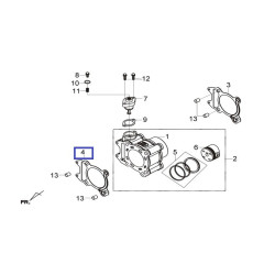 12251RFA000  Cylinder Head Gasket Sym GTS-300i F4
