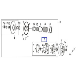 22300HEB000   Weight Clutch Set Sym Combiz-125