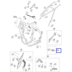 79003053010  Chain Sliding Kit Below Cpl. KTM EXC '17-'19  SX '16-'19