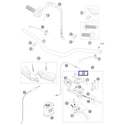 77002003000  Καπάκι Τρόμπας Συμπλέκτη KTM SX-F 250 '07-'10