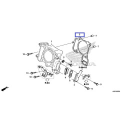 12191KTW901  Φλάντζα Βάσεως Κυλίνδρου Honda SH-300 '07-'14