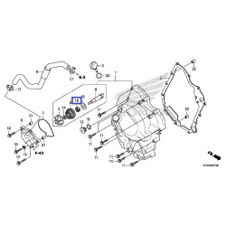 91202KTW901  Τσιμούχα Λαδιού 12x26x5  Honda SH-300