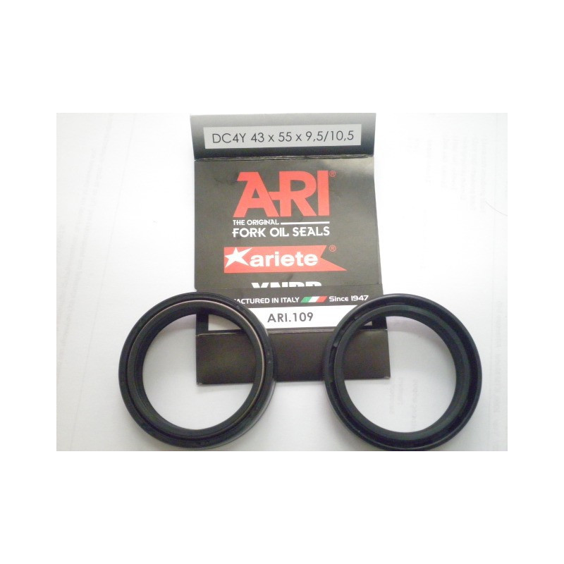 ARI109  Ariete Front Fork Oil Seals Set 43X55X9.5/10.5 Suzuki GSXR-1300 Hayabusa 