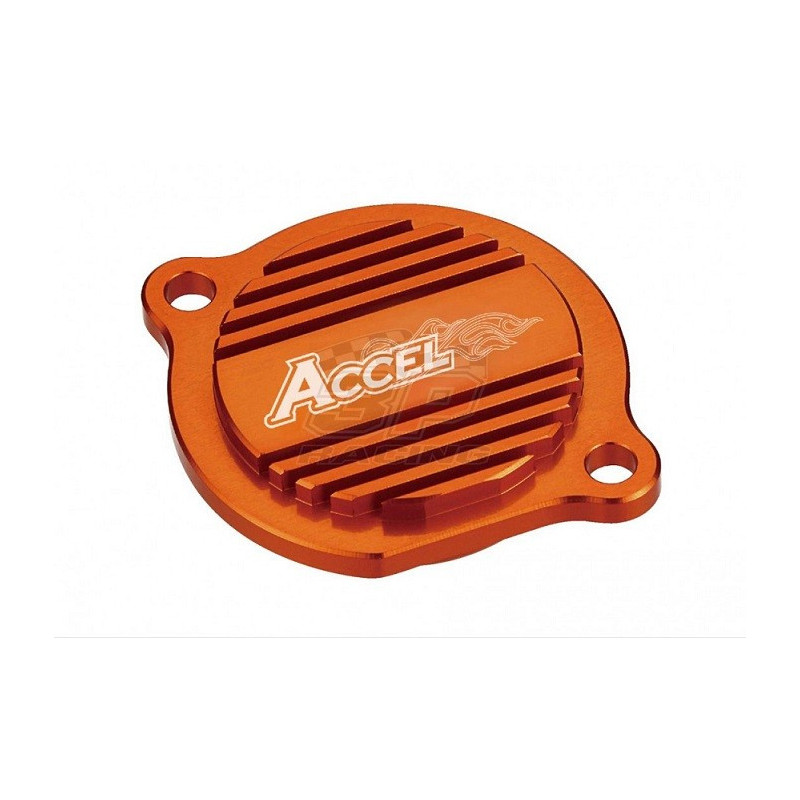 OFC-01-OR  ACCEL Καπάκι Φίλτρου Λαδιού Πορτοκαλί KTM EXC '03-'13 LC8 '03-'06