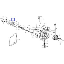 1922AHLA000  Καπάκι Αντλίας Νερού SYM HD-125-200  Joyride-200 