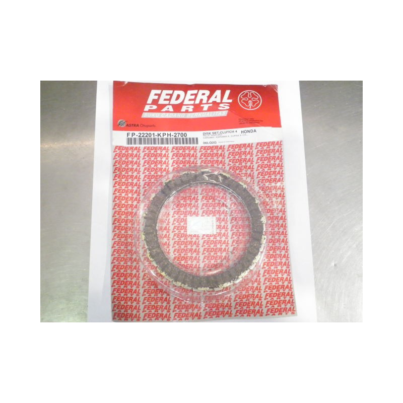 160-01-075  Clutch Friction Disks Set Honda ANF-125 Innova