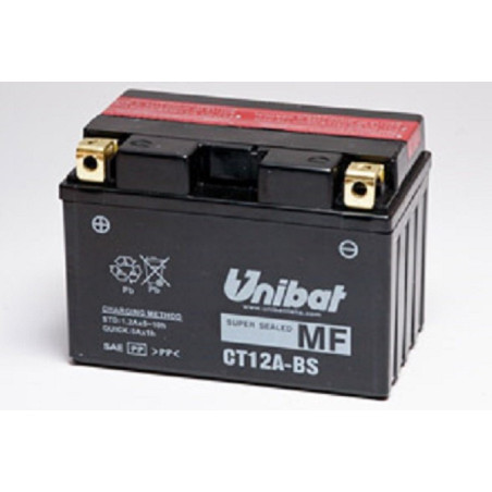 CT12ABS  UNIBAT Battery YT12A-BS  Sym GTS-250/300 EFI F4  CRUISYM-300i