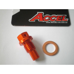 MDP-07  Oil Drain Plug W.Mag. Orange KTM EXC-SX-LC 4- LC8 Adventure