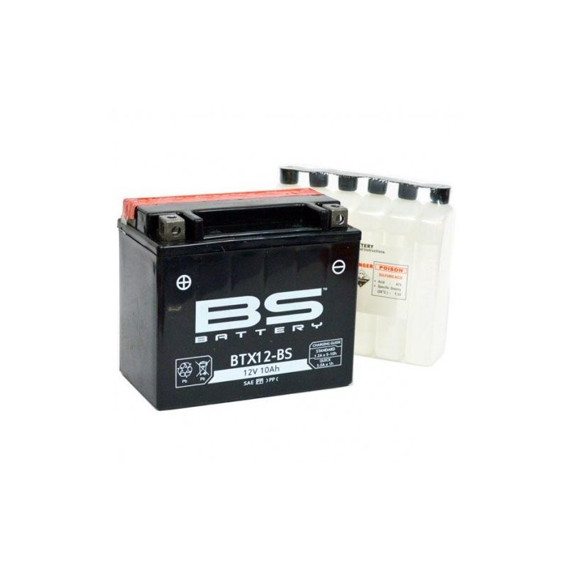 BTX12BS  Μπαταρία BS YTX12-BS Honda CBR-1100XX  Blackbird