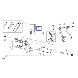 5052AH9A000   Ελατήριο Κενρικού Σταντ SYM Citycom-300  GTS-250-300  HD-200-300