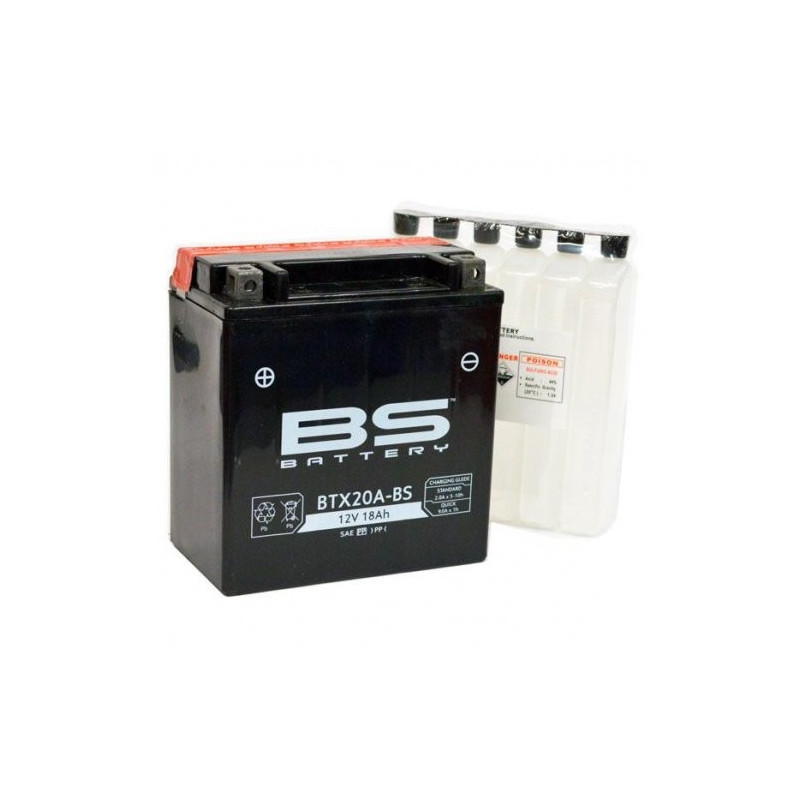 BTX20A-BS  Baterry BS YTX20A-BS Honda XL1000V Varadero ABS 