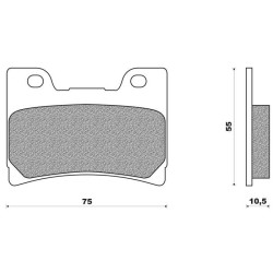 FDB666 Ferodo Front Brake Pads Yamaha TDM850 FZR600-100 FJ1200  V-MAX 12