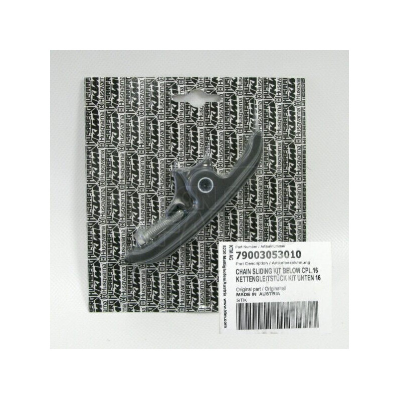 79003053010  Chain Sliding Kit Below Cpl. KTM EXC '17-'21  SX '16-'21