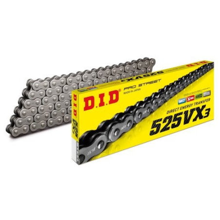 DID525VX108  D.I.D VX Drive Chain X'Ring 525-108 links