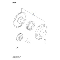 1260020841  Κόμπλερ Μίζας Σετ Suzuki DL-650 V-Strom '04-'11