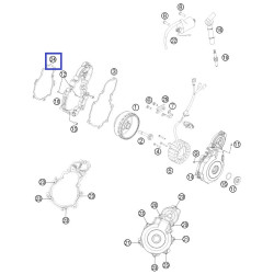 77530040000  Φλάντζα Καπακιού Βολάν KTM SX-F 250/350 '11-'15