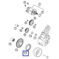 77240026000  Freeweel Fwd KTM EXC F-250-350 '12-'13