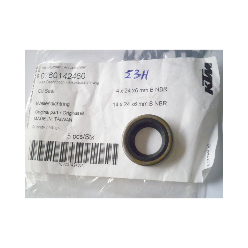 0760142460  Seal Ring Shift Shaft Lever  KTM EXC/EXC-F  SX/SXF