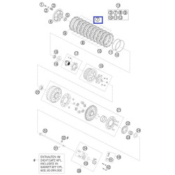 60032010000  Δίσκος Συμπλέκτη Μεταλικός KTM ADV-950-990