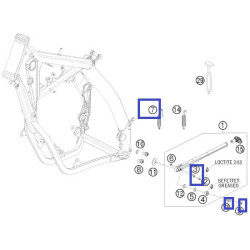 KS-02   4MX  Repair kit Side Stand KTM EXC '08-'16