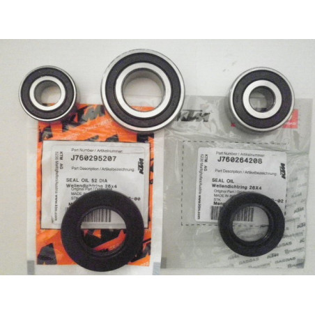 KTMJ760264208   Ball Bearings-Dust seals Set KTM Duke-125-200-390