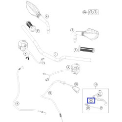 VIC-76052  Vicma Clutch Lever Cpl. KTM Duke-125-200-390 '11-'16