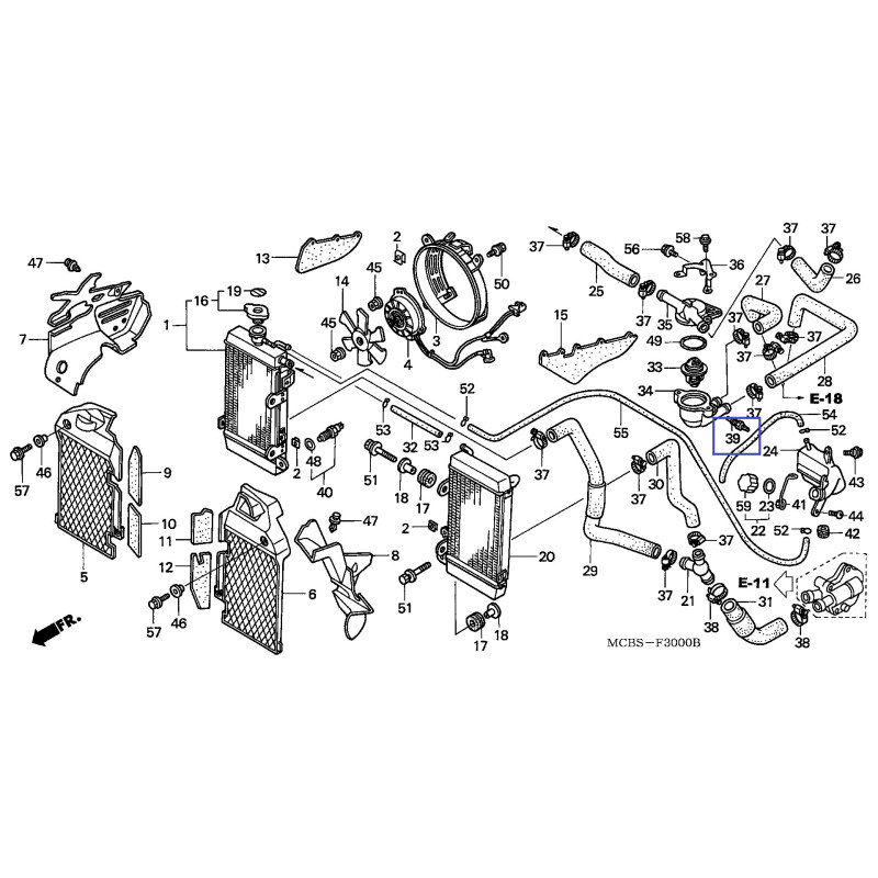 37750PC1004   Thermo Unit Assy Honda XL-600/650V Transalp  XRV-750 Africa Twin