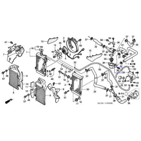 37750PC1004   Thermo Unit Assy Honda XL-600/650V Transalp  XRV-750 Africa Twin