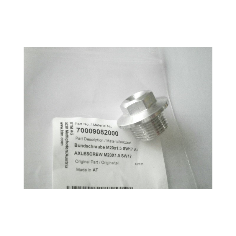 70009082000  Παξιμάδι Αξονα Εμπρός Τροχού KTM EXC-SX '16-'23