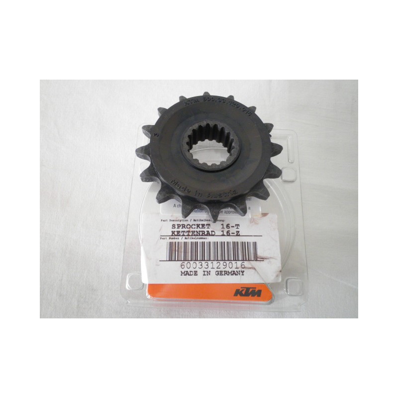 60033129016  KTM Front Sprocket Damp. ADV-950/990