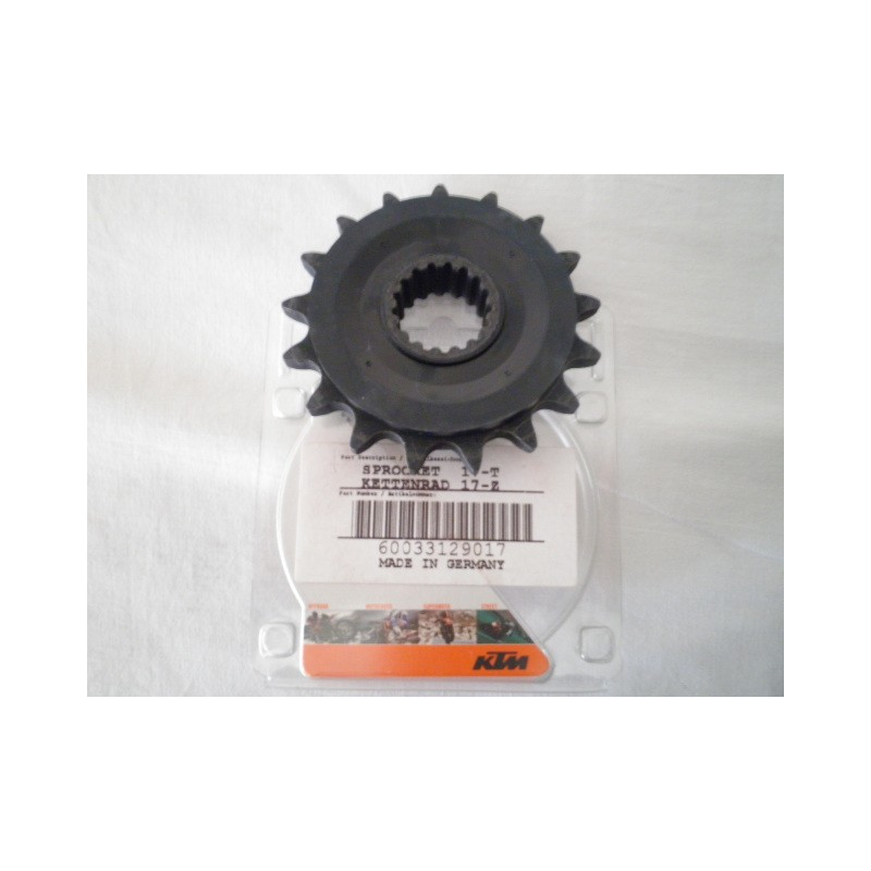 60033129017  KTM Front Sprocket Damp. ADV-950/990