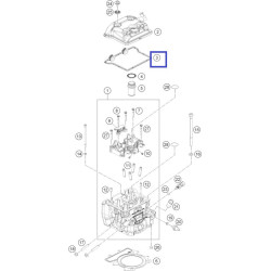 93536053000  Φλάντζα Καπακιού Βαλβίδων KTM Duke-125-200 '17-'22
