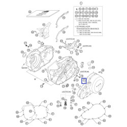 731B17016  Centauro Clutch Cover Gasket KTM LC-4 640