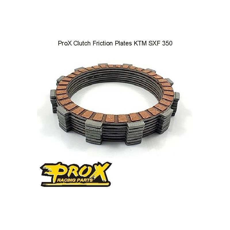16-S53011  ProX Clutch Friction Plates Kit KTM EXC-F 250/350 '12-'23