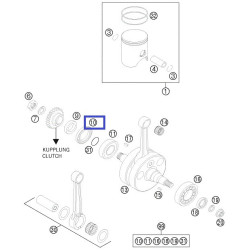 0760385273   Crankshaft Seal 38x52x7BTSL  KTM EXC-250-300 