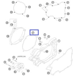731B17051  Centauro Φλάντζα Καπακιού Συμπλέκτη Εξωτερική KTM EXC-SX-125