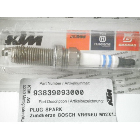 93839093000   Μπουζί KTM Duke 125/200/390 '15-'23  ADV-250/390 '20-'24