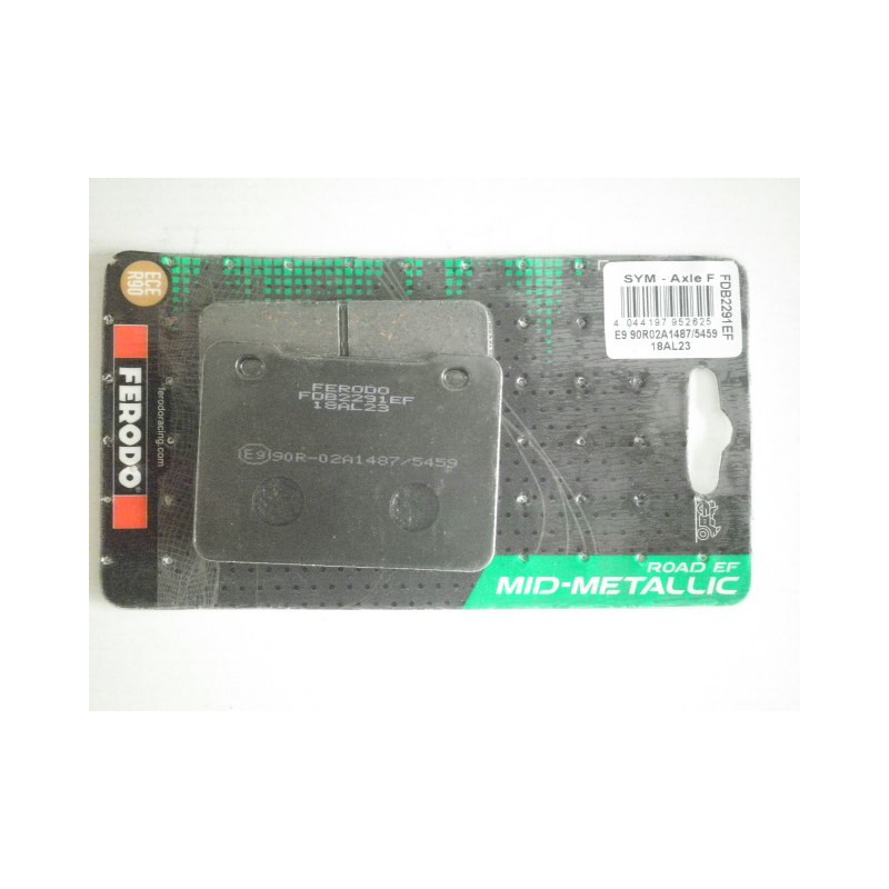 FDB2291EF   Ferodo Brake Pads Front SYM  MaxSym-400i-600i  Joyride-300i