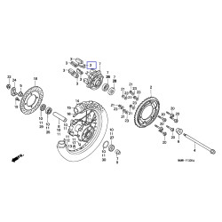 41241MC4010  Rear Wheel Damper Honda XL-600V/650V/700V Transalp